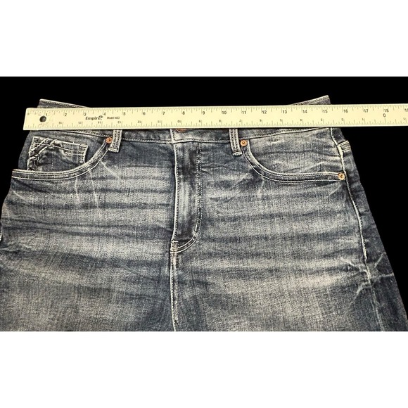 Buckle Black Women's Fit No.75 Distressed Stretch Denim Shorts - Size 31 BBW1255 - Picture 9 of 13